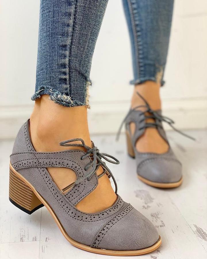 Damskie buty turystyczne z lekkich, oddychających materiałów - Szary